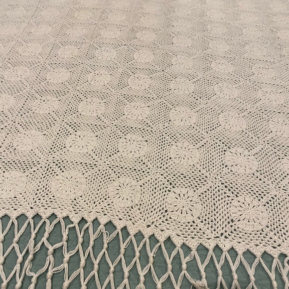 Reserved- Spell White sands crochet blanket and pillow cover set & Sienna mini - Picture 6 of 14